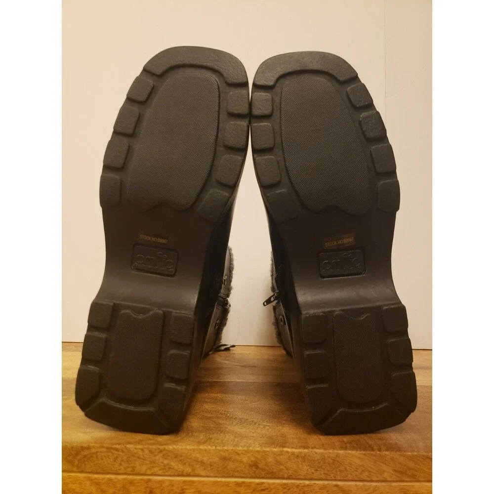 Amfic Design Genuine Leather Size 4,5 Black Boots